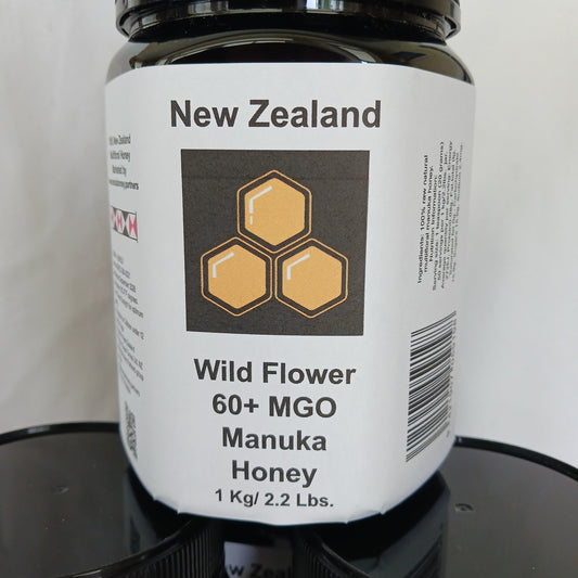 New Zealand Wild Flower 60+MGO Manuka 1kg/2.2lbs.